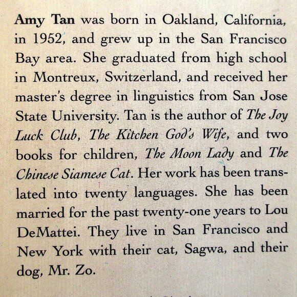 Book: The Hundred Secret Senses by Amy Tan - Picture 7 of 8